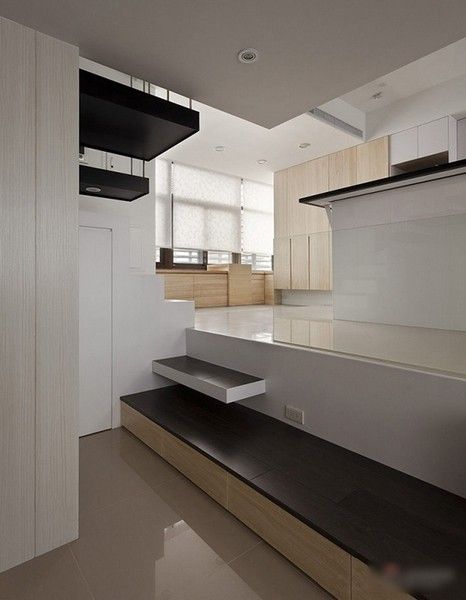 设计巧妙 充满个性又实用的黑白小公寓(组图) 