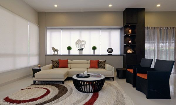 实用简洁风格 地板瓷砖混搭现代质朴公寓(图) 