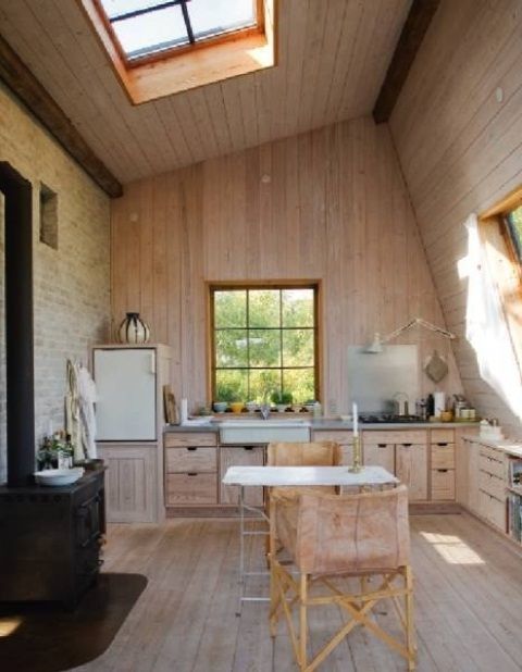 回归田园风味 39个梦幻般的木质厨房设计(图) 