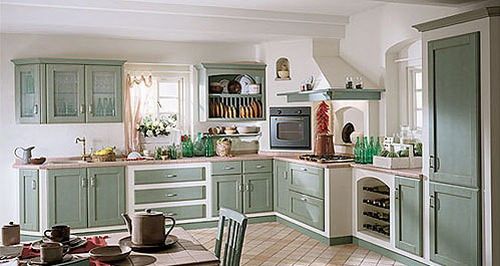 复古田园橱柜设计 演绎厨房中的优雅尊贵(图) 