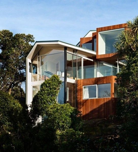 新西兰奇趣住宅欣赏 每一间都是海景房(组图) 