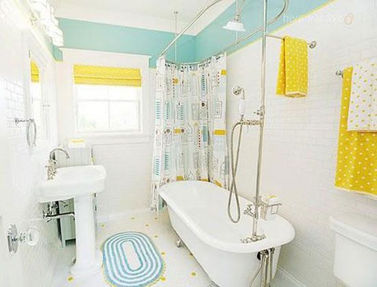 浴室的时尚法则 教你12例浴室色彩搭配(组图) 