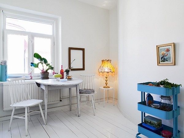 破旧的魅力 瑞典斯堪的纳维亚优雅公寓(组图) 