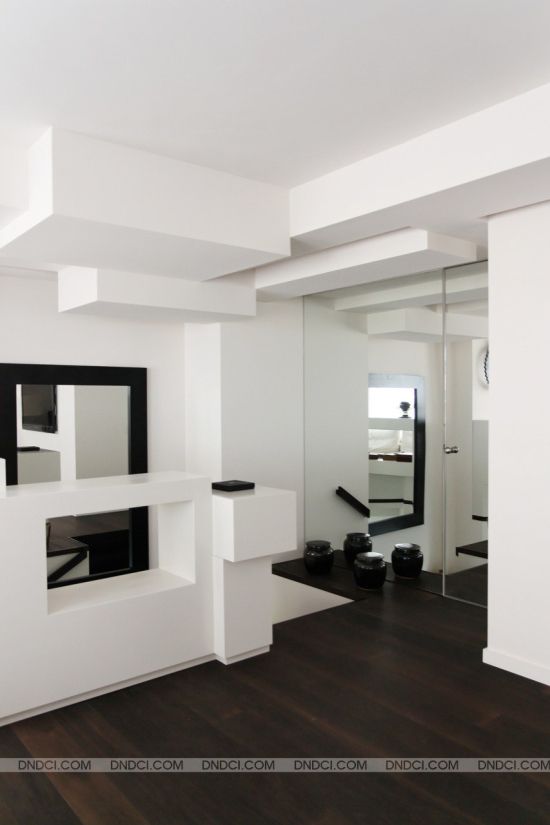 法国巴黎市中心的现代白色公寓室内设计(组图) 