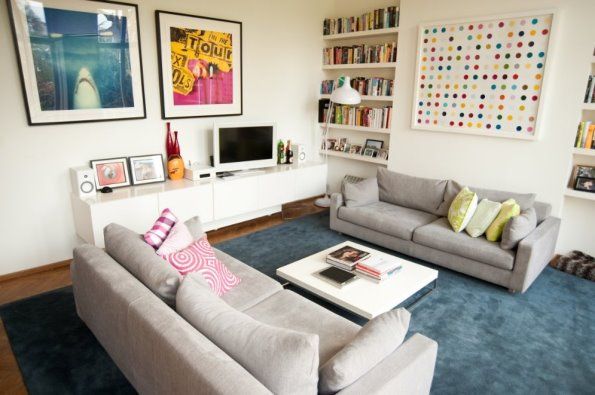 伦敦实用公寓 温馨色彩装点舒适生活（组图） 