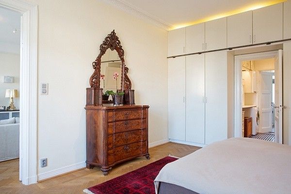 瑞典88平米基本款公寓 拼花地板简约舒适(图) 