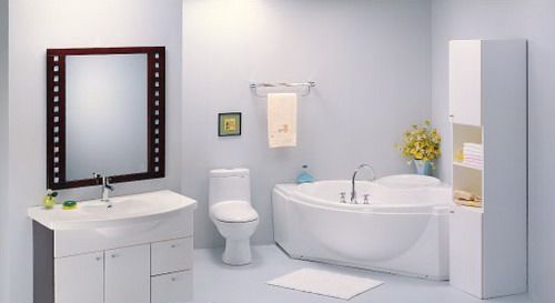 典范的色彩搭配，让浴室个性张扬而舒适 