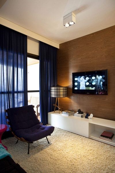 单身贵族的最爱 45平木地板趣味巴西公寓(图) 