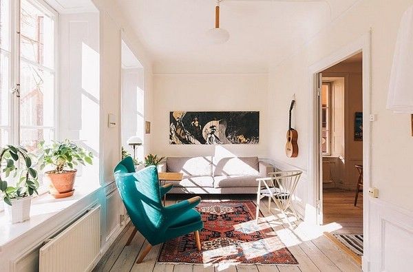 瑞典75平米公寓 简约北欧家具布置法(组图) 