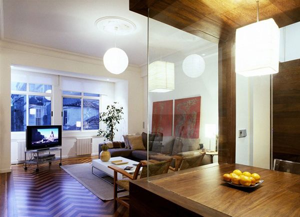 木头元素经典设计 拉科鲁尼亚的旧城公寓(图) 