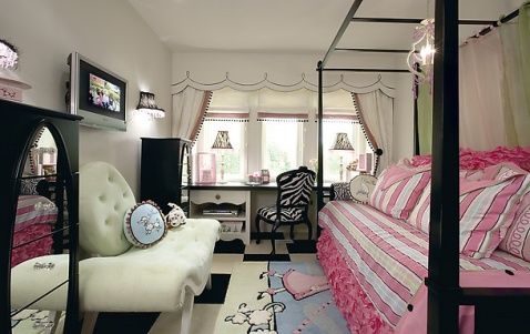 可爱风格的韩国家居 温馨华美炫目卧室（图） 