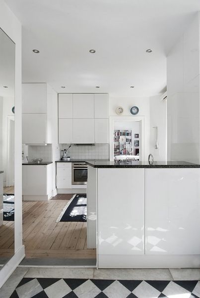 原木地板清新自然风格 北欧迷人双层公寓(图) 