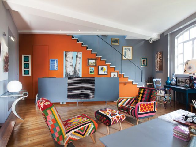 原木地板多彩设计风格 伦敦时尚现代公寓(图) 