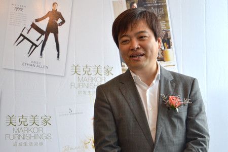 美克美家家具连锁有限公司企业营销总监刘春杰先生接受媒体采访