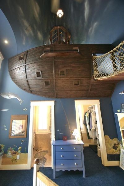 极为独特个性的海盗船主题卧室（图组） 