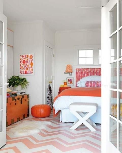 橙色冷暖皆宜 45个橙色卧室空间设计（组图） 