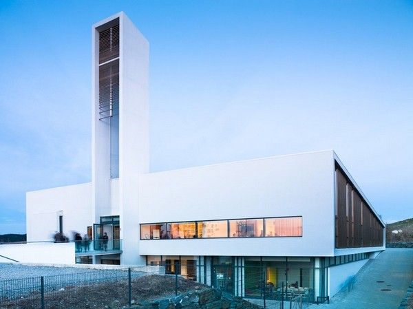现代简约风格 挪威别具一格的教堂设计(组图) 