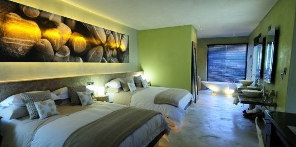 原木地板纹理之间 橄榄林中纳米比亚酒店(图) 
