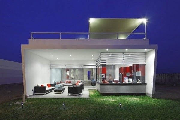 超赞！红白相间的秘鲁现代涂鸦住宅设计(图) 