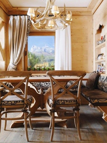 实木元素的温馨装饰 意大利田园风格公寓(图) 