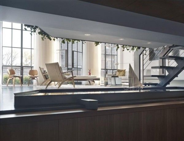 优雅的典范 纽约温馨迷人复式公寓设计(组图) 