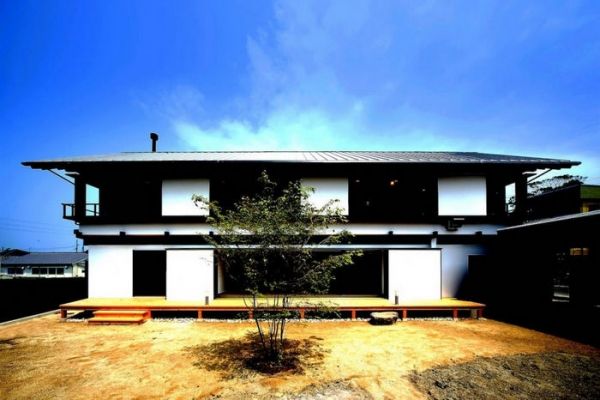 天然木地板乡村气息 怀旧日本风格住宅(组图) 