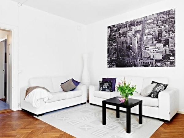 原木地板装饰明亮清新  109平米复式公寓(图) 