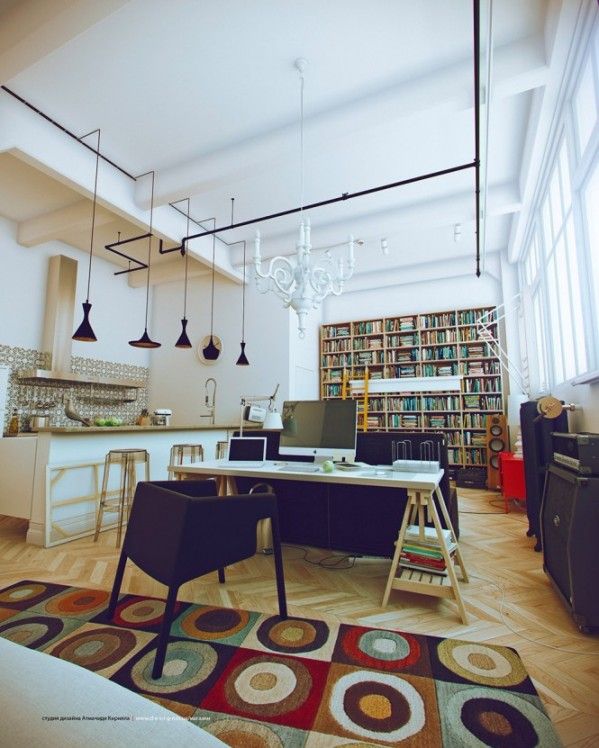 原木地板点缀夏季清凉 白色风格现代公寓(图) 