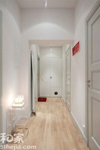 83平米两居室 时尚黑白现代简约风格（图） 