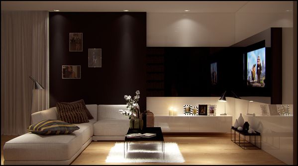 华沙80平米公寓 现代风格的米色优雅家居 