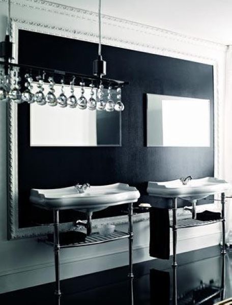 黑白经典之色，回归浴室传统设计（组图） 
