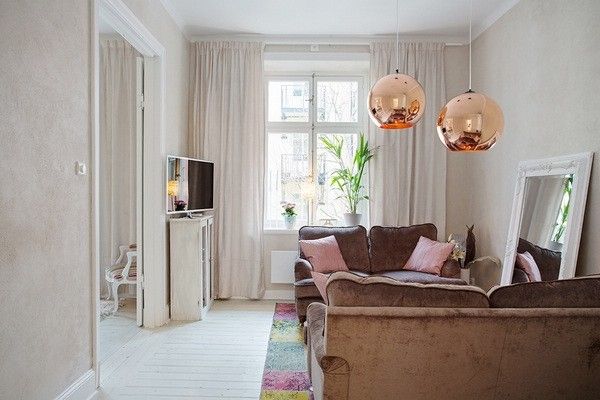 涂料刷出仿旧质感 温馨简约的瑞典公寓(组图) 