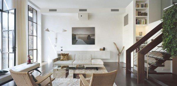 优雅居室典范 纽约迷人复式公寓设计（组图） 