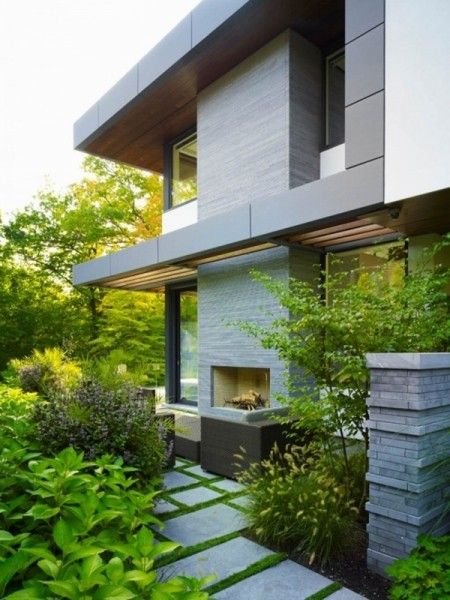 多伦多顶级豪宅设计 线条分明的混凝土别墅 