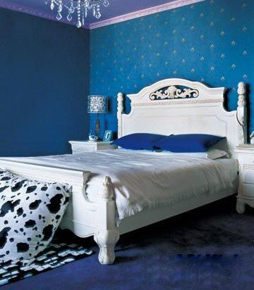 卧室的洁净形象是对地中海风格的精致注释