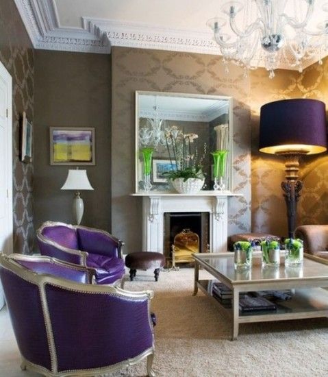 独特的美丽 27款紫色饰品在家居中的应用(图) 