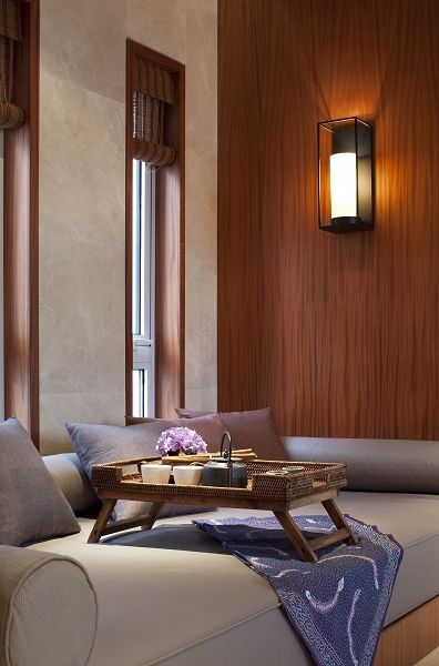 青岛尚溪地中式别墅--HSD水平线室内设计(图)