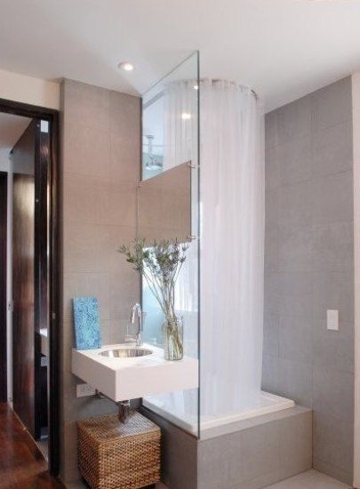 时尚家居方案 10例小浴室台盆设计