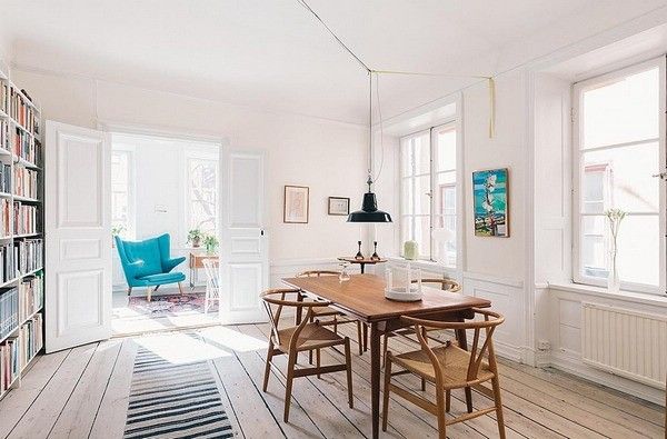 瑞典75平米公寓 简约地板营造浓浓北欧风(图)