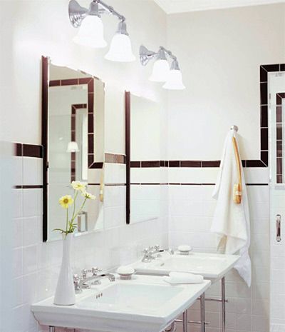 卫浴瓷砖拼贴趋势，明亮简洁更舒适