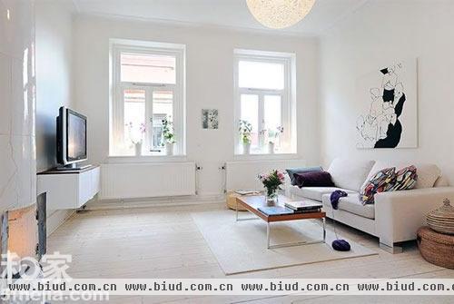 64平简装修设计图例 来自瑞典现代公寓（图）