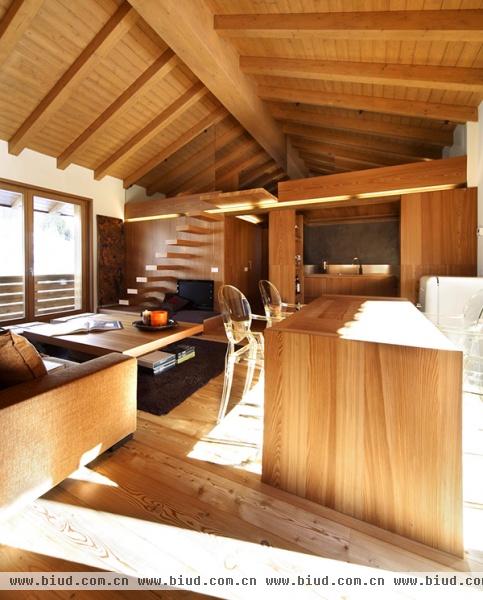 木质迷人公寓 意大利风格别墅设计（图）