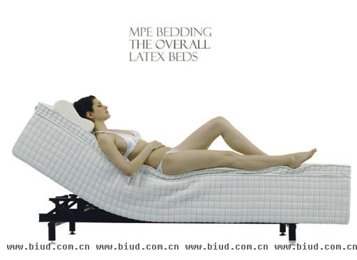 可多角度调节的MPE乳胶智能床垫