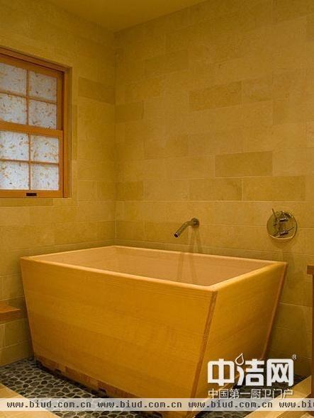 2套日式卫浴装修案例 回归原始自然之美