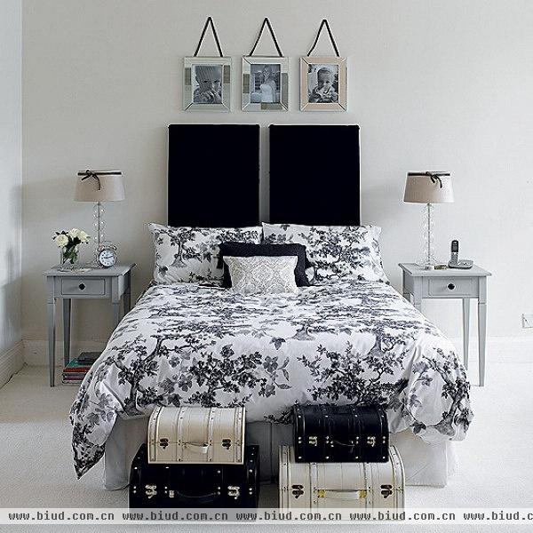 时尚经典黑白配 19款百看不厌的卧室设计(图)