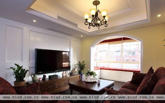 小户型客厅装修效果图 暖色调的温暖