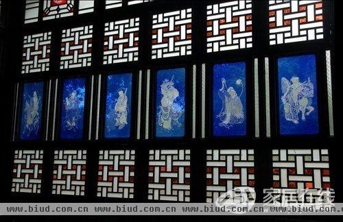 唯美的中国格子窗