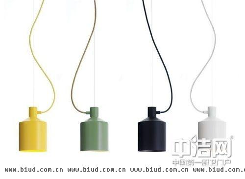 瑞典设计师打造 简单多彩的Slio灯