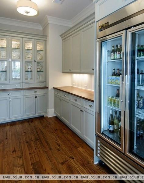 玻璃门冷藏柜与厨房的完美结合完美收纳(图)
