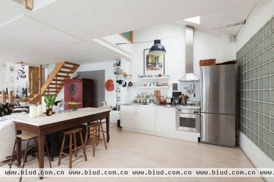 120平米公寓室内设计，仓库改造的摄影师艺术之家,空间改造,北欧风格,设计馆